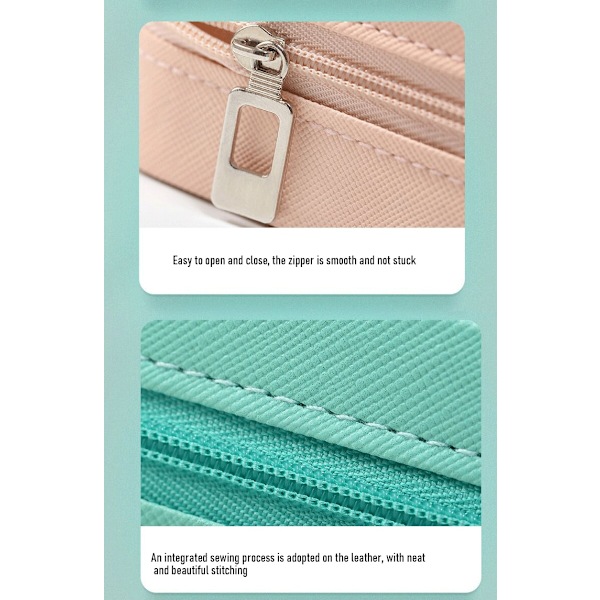 Smykkeopbevaring Display Travel Candy Color Smykkeæske pink 10*10*5cm