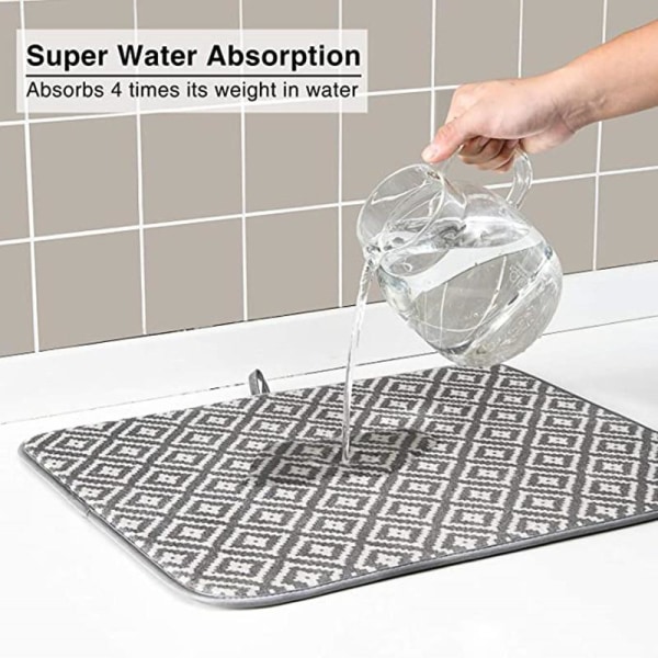 Multifunktion superabsorberende opvaskemåtteisolering leaf 41*49cm