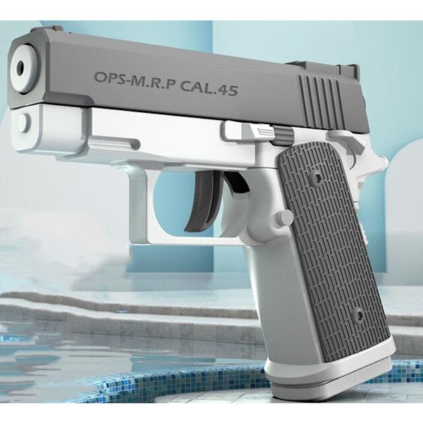 Automatisk reboring vandspray Sprøjt Legetøj Water Blaster Ideel sommer swimmingpool Strand udendørs grey