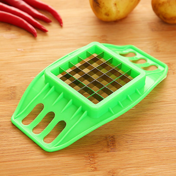 Værktøj til fremstilling af pommes frites til kartofler i rustfrit stål green 17*10*2cm