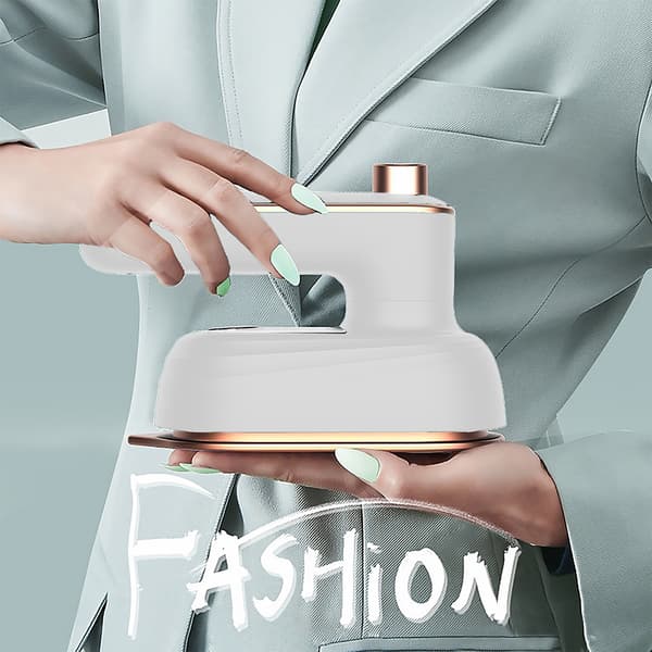 Mini Steam Iron Portable Garment Steamer green