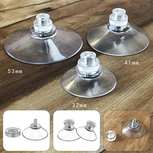 10 kpl M4 ruuvikumiimukuppi peukaloruuvi imukupit läpinäkyvät imukupit 53mm