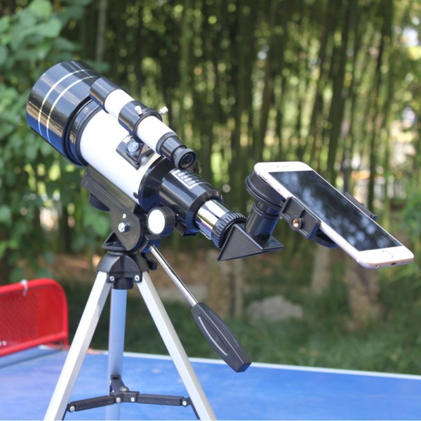 70 mm:n aukko monokulaarinen HD 150X astronominen teleskooppi Monocular set&phone holder