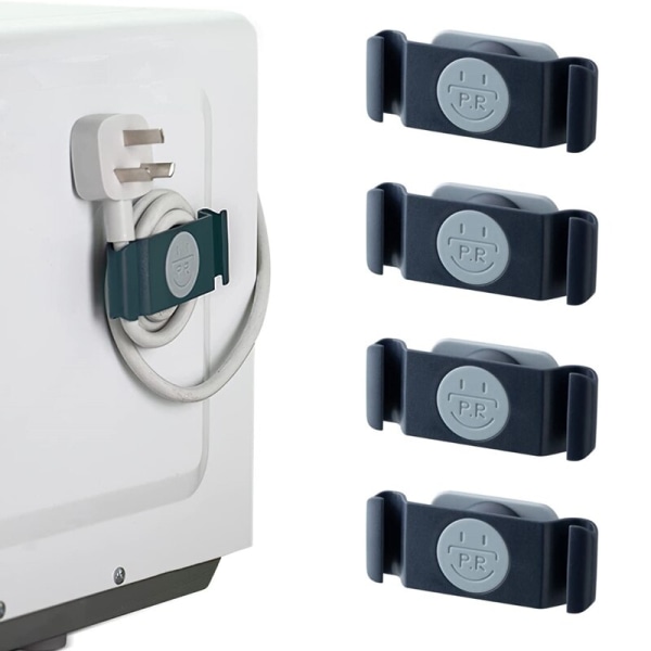 Power Krok Dataledning Lagring Eltrådsfäste green 4pcs