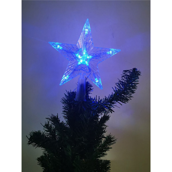 16/23 cm julgranstjärna nattlampa colorful 16cm