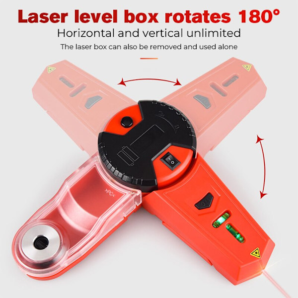 Elektriske boremaskiner Støvsamler Trådløs laserstøvfjernelse red 290*85*52.5mm