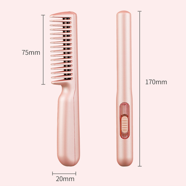 USB kam hår rakt korrugering curling styler green 20*170*75mm