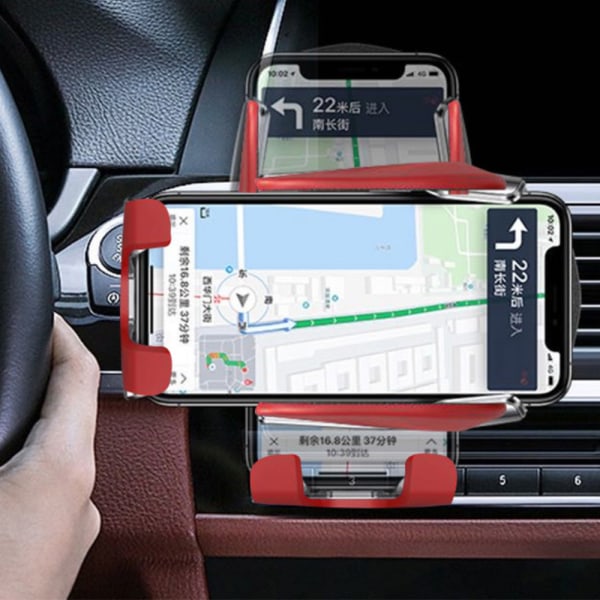 Automotive infrarød sensor LED-telefonstativ red 7.2*13.5*10cm