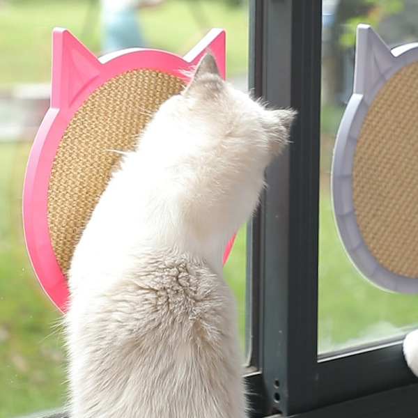 Kattskrapbrädeleksaker pink