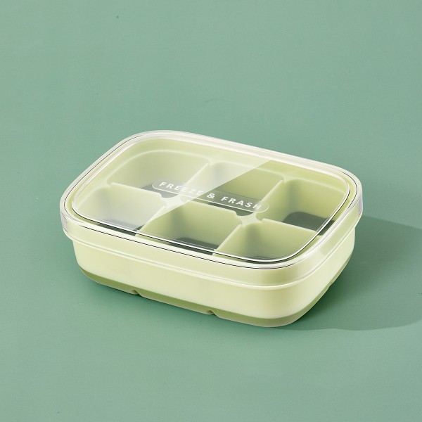 Silikon Ice Cube Form 6 fack Bar Tool green