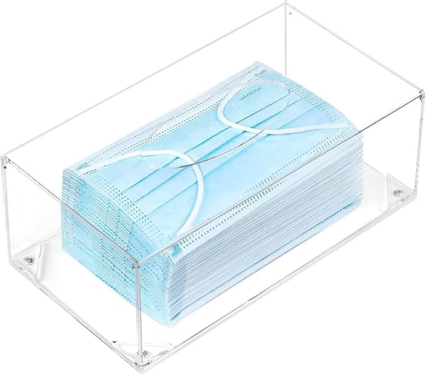 Hållare Tissue Dispenser Box CoverClear Acrylic Rectangle