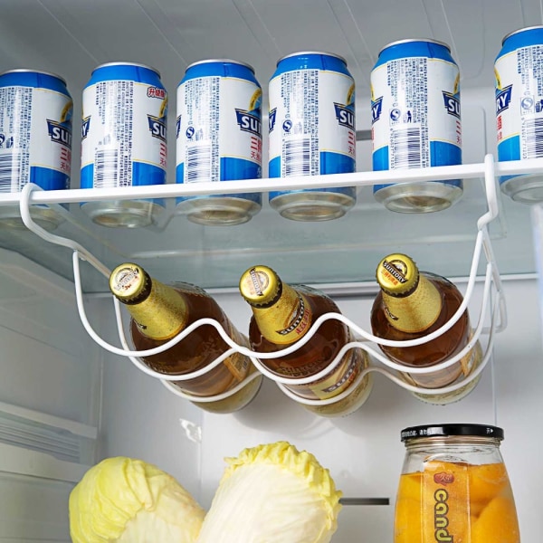 kök förvaringsställ kylskåp vinflaskställ 1pc