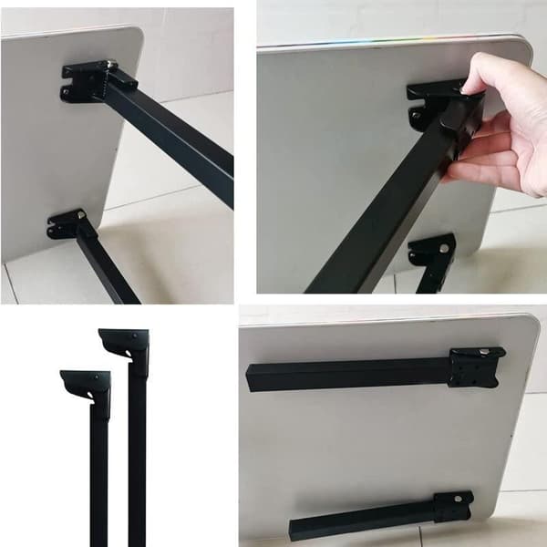 1 stk. bordfoldestøtteben metalbensengben sofaben 40cm