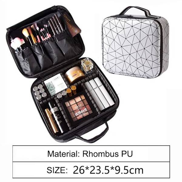 Läge Professionele Cosmetica Opbergdoos Nail Art Tools Koffer white
