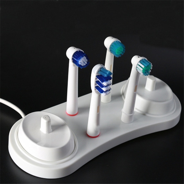 Elektrisk tandbørstebasestøtteholder til børstehoved white 18.5cm * 4cm * 7.5cm