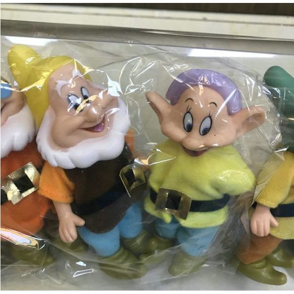 Snehvide og de syv dværge Action Figur Legetøj PVC dukker colorful 7pcs