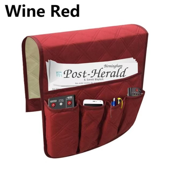 5 tasku sohvan organizer Red wine