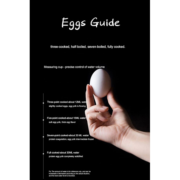 Egg Steamer Multifunktions morgenmadsmaskine kogt ægkoger white+gray 202*134*88mm