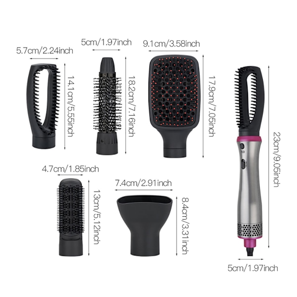 Elektrisk kamhår och curler Styling Tolls black 28*13.5*11.5 CM(packing)