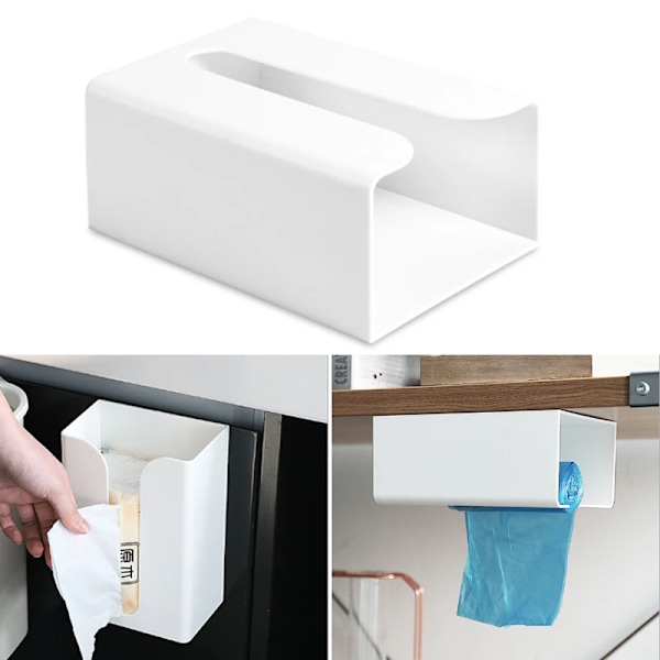Pappershandduksställ Väggmonterad multifunktionsförvaringslåda beige small