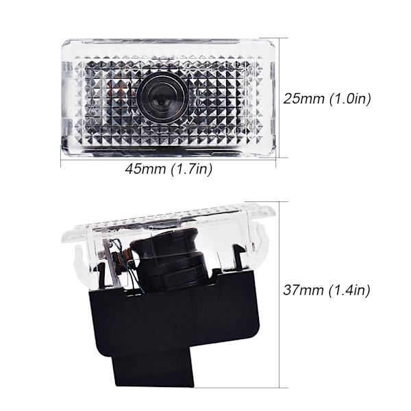 Til Tesla Model 3 Model Y X S Car Styling Tesla Welcome Light LED Laser Logo Projektor Lampe for tesla logo 2pcs