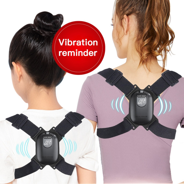 Smart Posture Corrector Usynlig Correction Belt Smart Sensor black 110*80*15mm