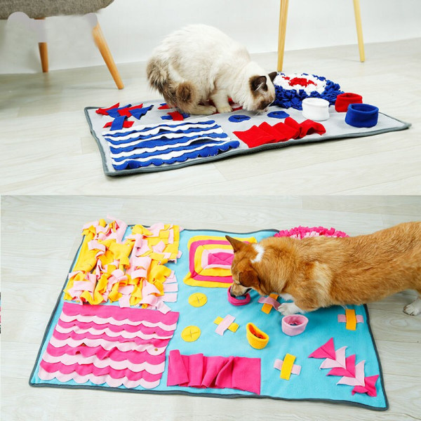 Hitta matträningsfilt Dog Pad Stress Pussel yellow