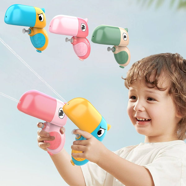 Vattenleksak Tecknad minifilm för barn Vatten Sommar Utomhus Vatten Strand Fighting Toy pink