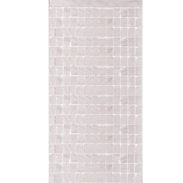 2m Firkantet Shimmer Pailletter Væg Baggrund Gardin Pailletter Væg Baggrund Bryllup Fødselsdag Fest Tilbehør Dekoration rose gold