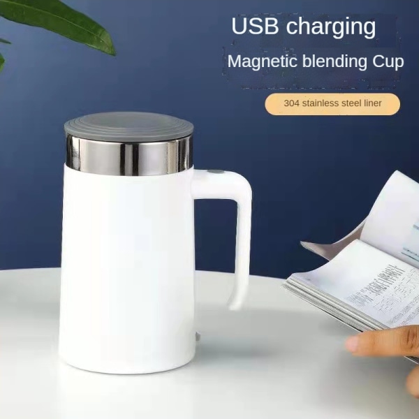 Creative 304 rustfrit stål Smart Coffee Milk Rir Cup khaki 450ml