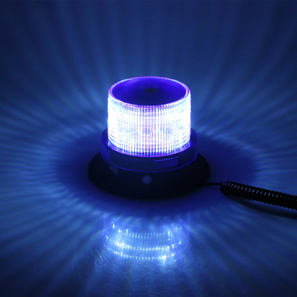 12V/24V Magnetisk bil LED Strobe varningsljus blue