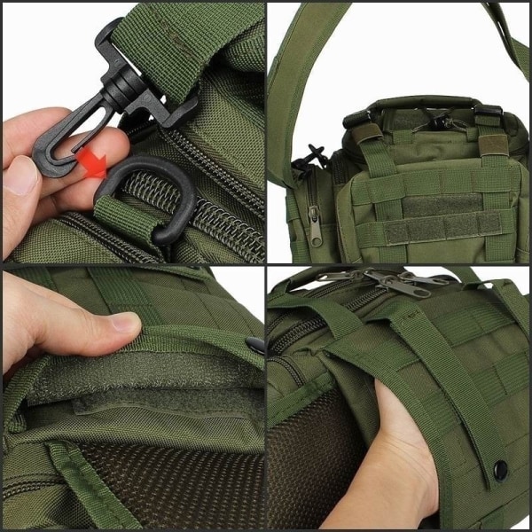 Udendørs Canvas Vandtæt Fiskeri Lure Box Tactical Package black