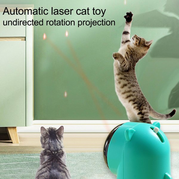 Interactive Smart Teasing Pet LED Laser Sjovt legetøj green 7x7x1 8cm