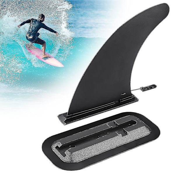 8 tommers avtagbar Universal Surfboard Sup fena med fenbase, avtagbar Center Fin Stand Up Paddle Board