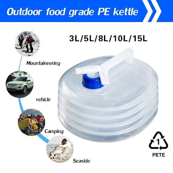 vattenburk plast kan vattenburk vattenpåse vattentank 3L