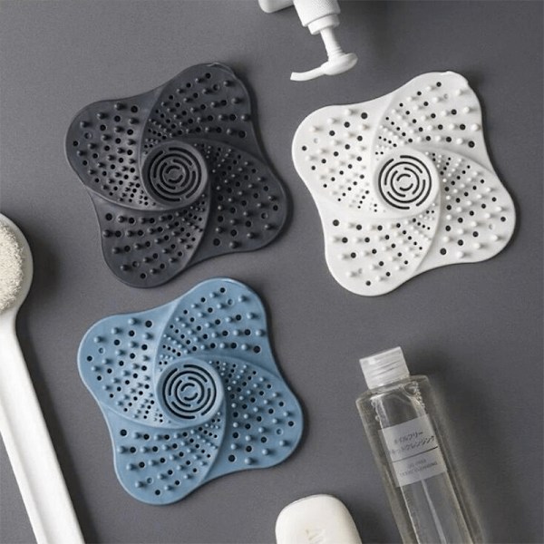 Antiblokerende vask Si Brusegulvafløbsdæksler white 13×13×2cm