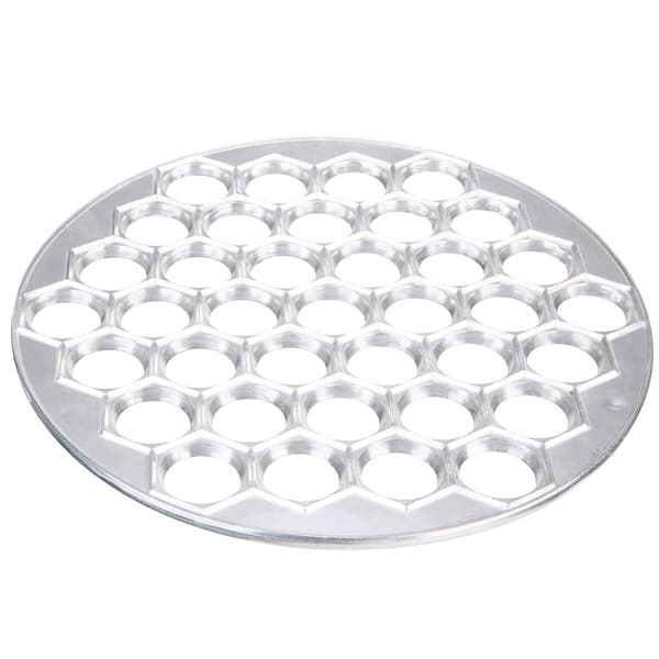 37 Cavity Ravioli Press Maker Aluminium Dumpling Ravioli Maker Molds Återanvändbara silver