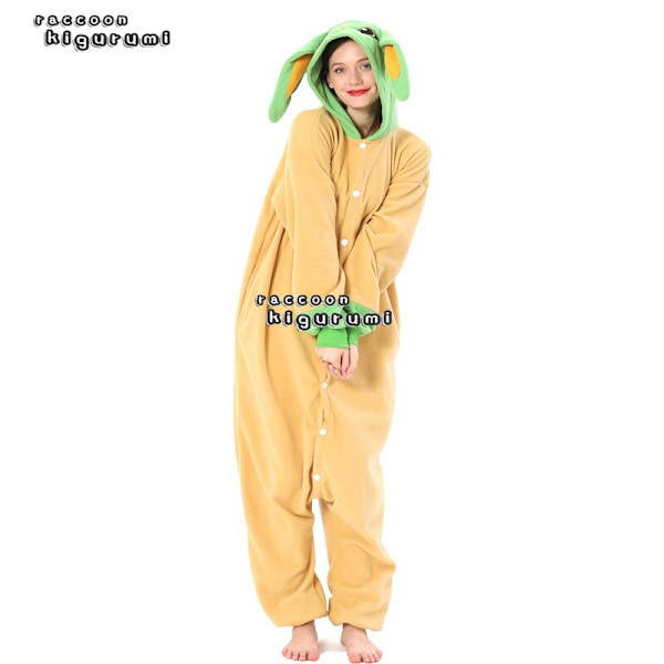 Pyjamas Dyr Kvinder Onesies Voksne Fleece Cartoon Pijamas Yoda extra large