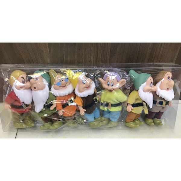 Snehvide og de syv dværge Action Figur Legetøj PVC dukker colorful 7pcs