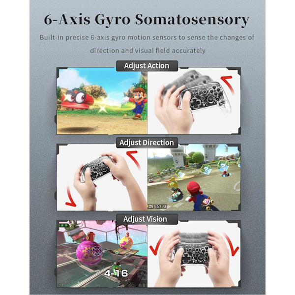 Styrenhet för Switch/Switch Lite trådlös styrenhet