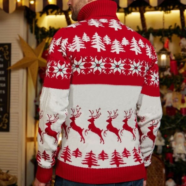 Jul Par Matchande tröjor Nyårskläder Tröjor red men extra large