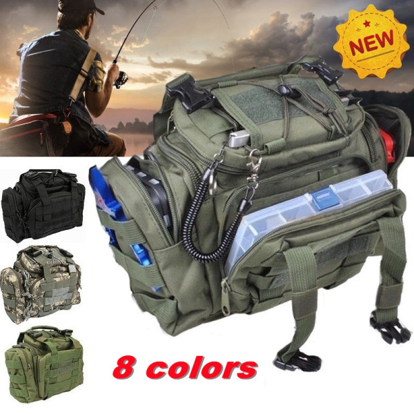 Utomhus Canvas Vattentät Fiske Lure Box Tactical Package armygreen