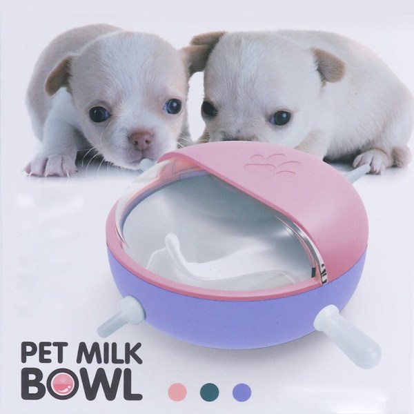 Puppy Kitten Milk Feeder Silikon Innovativ matningsenhet green 11*5cm