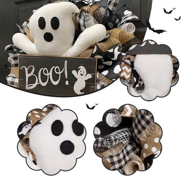 halloween spöke krans dörr dekoration fest 1pc
