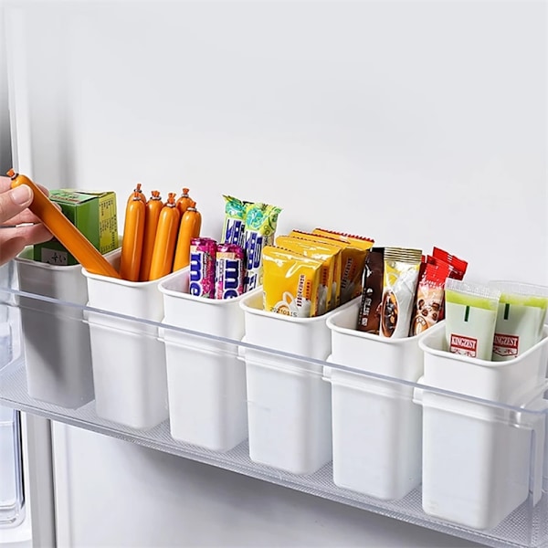 Förvaringsbox Kökshållare white 5pcs