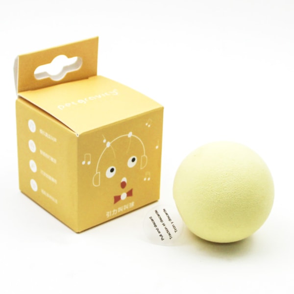 Interactive Ball Plysch Pipande Ball Pet Toy yellow EVA