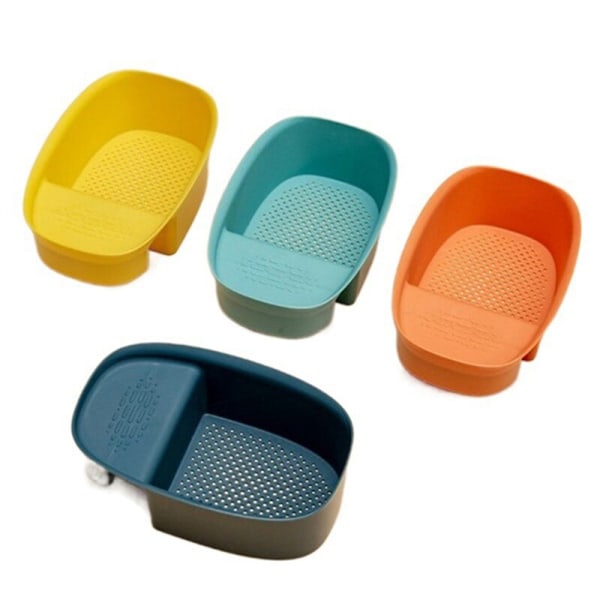 Multifunktionsvask Rester Filter Mesh Vask Opbevaringsstativ yellow 21*13.5*7.5cm