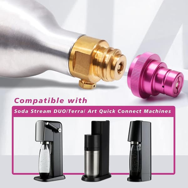 CO2 Quick Adapter Uppgraderad för Soda Water Bubbler