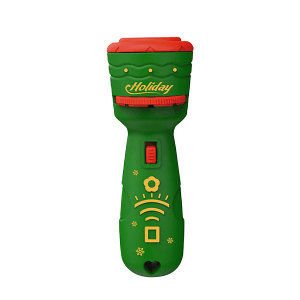Jultomten Julgran Ficklampa Projektor Torch Lamp Toy red 4x11.5cm
