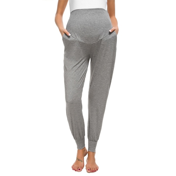 Gravid Bukser Gravid Løse Casual Bukser Gravid Bukser gray L